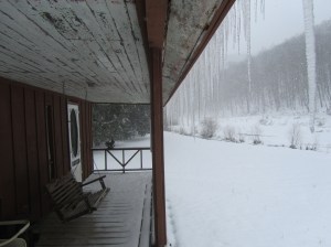 Front Porch Icicles.....